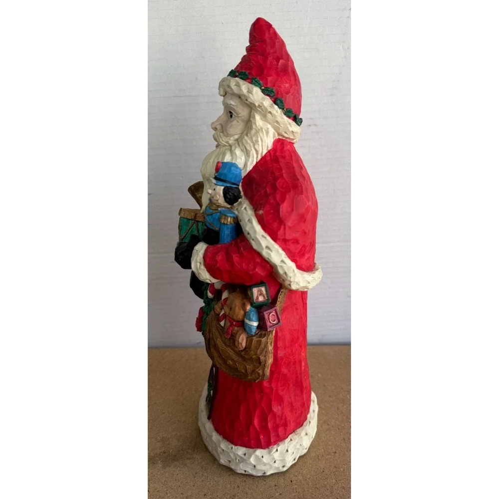 VTG San‎ Francisco Music Box Company Santa Claus Figurine Musical Wind Up Decor
